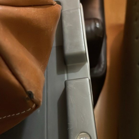 LG High Quality Vegan leather Business Laptop Tote Carry-on Cognac Brown 👜 - Picture 13 of 13